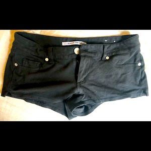 Short Black Shorts Stretchy Adorable